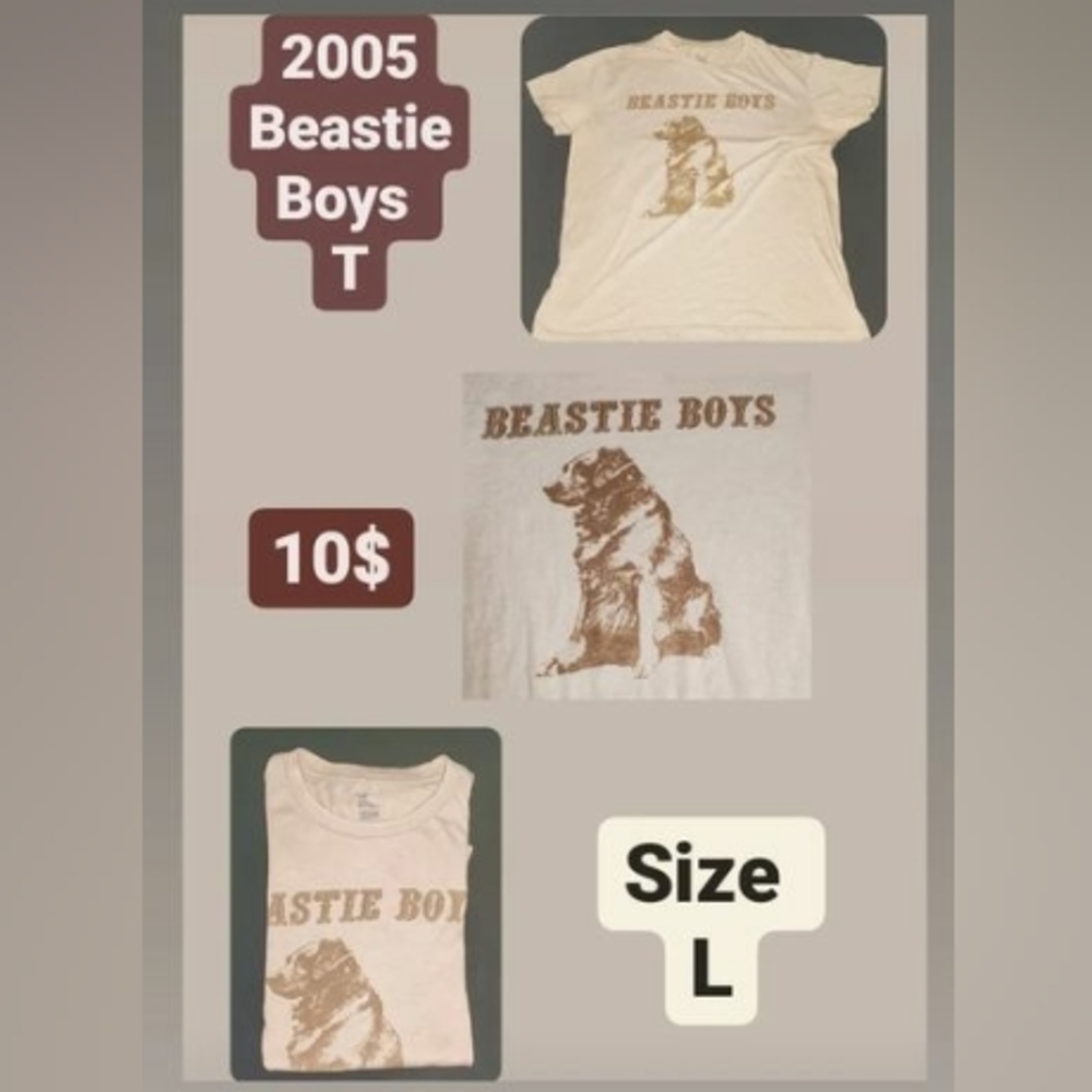 2005 beastie boys t shirt sz L